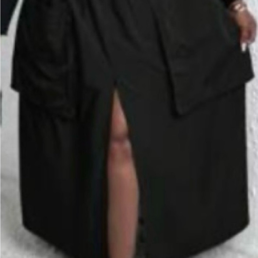 Elegant Black Maxi Skirt